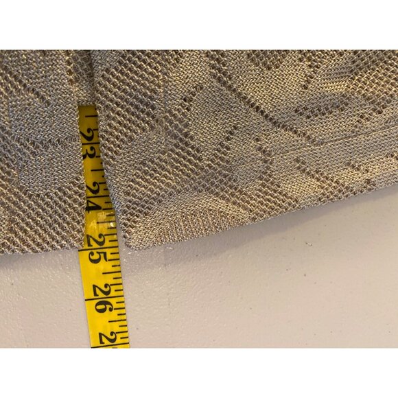 En Francais By Huey Waltzer Formal Maxi Dress w/ Jacket Gold Glitter Size 18 - Picture 12 of 16